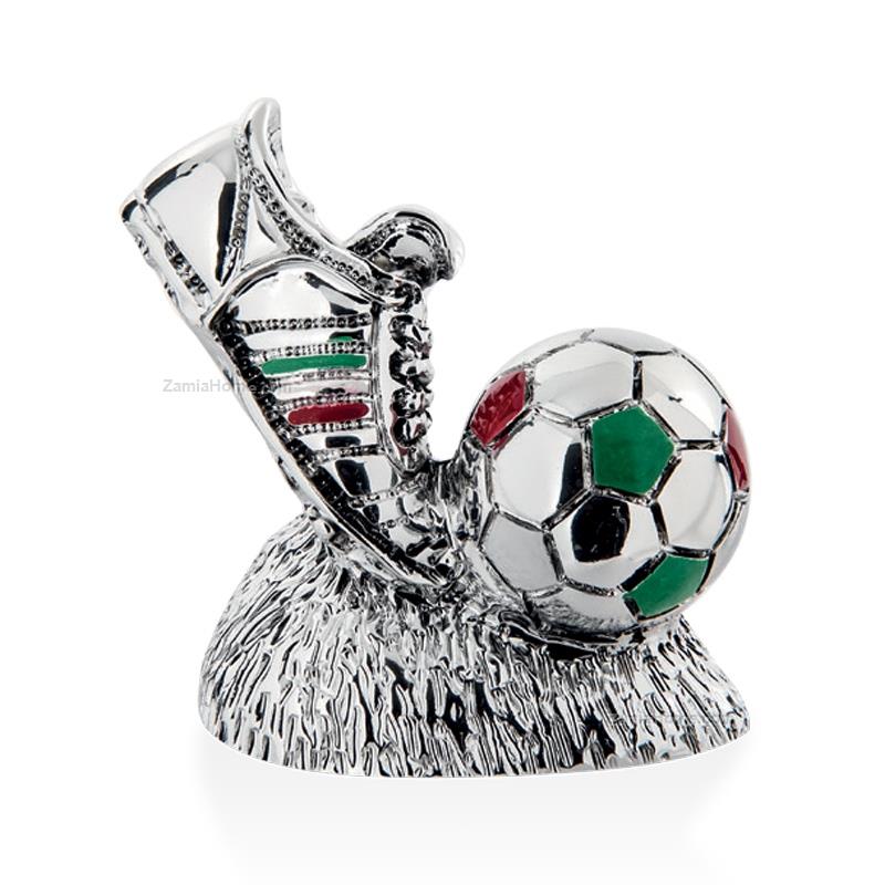 Soccer shoe and ball