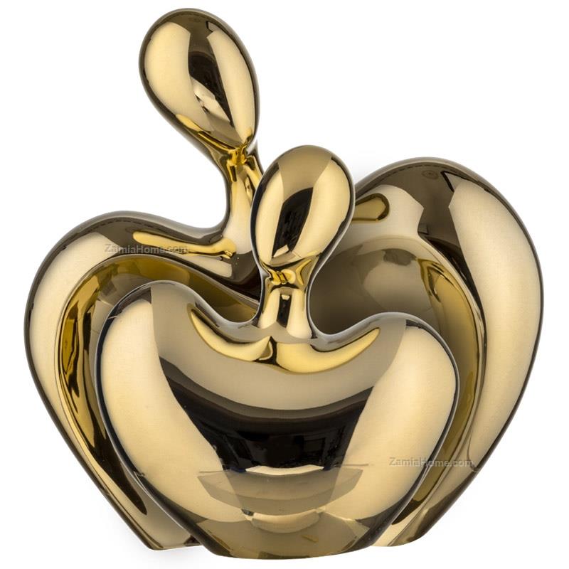 Stylized couple statue