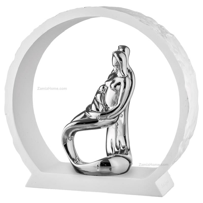 Family sculpture white base
