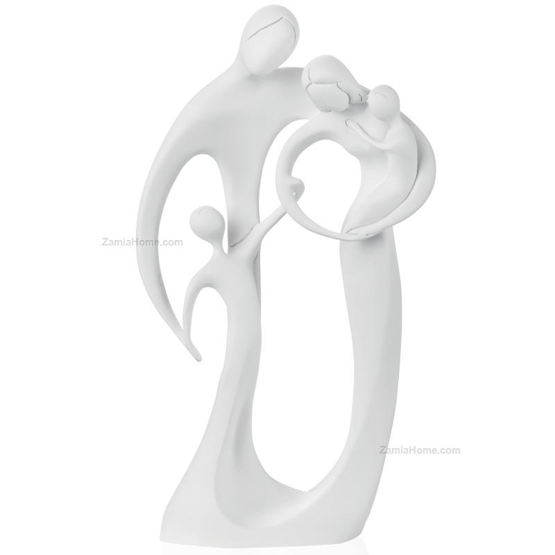 Stylized statue family