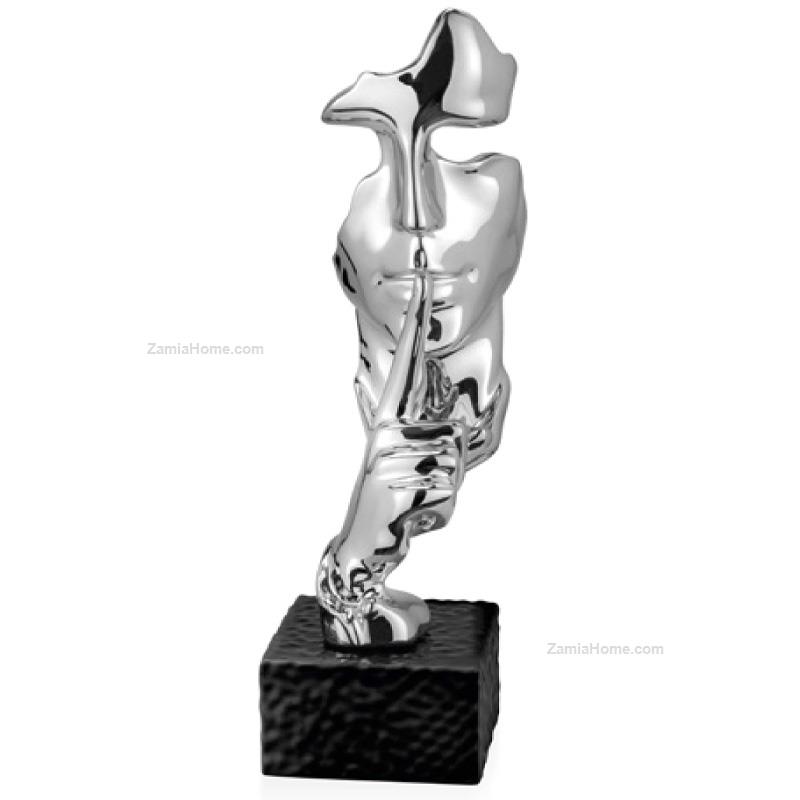 Silence sculpture black base