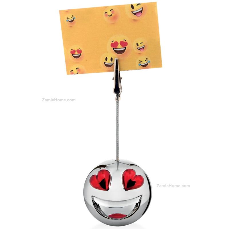 Segnaposto emoji occhi a cuore