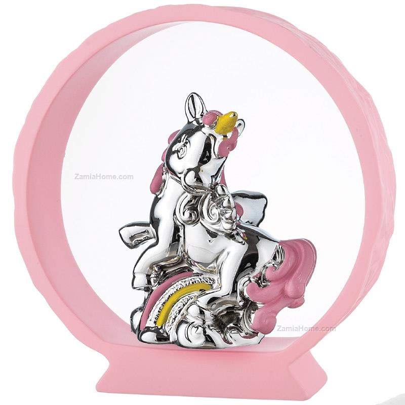 Unicorn on pink base
