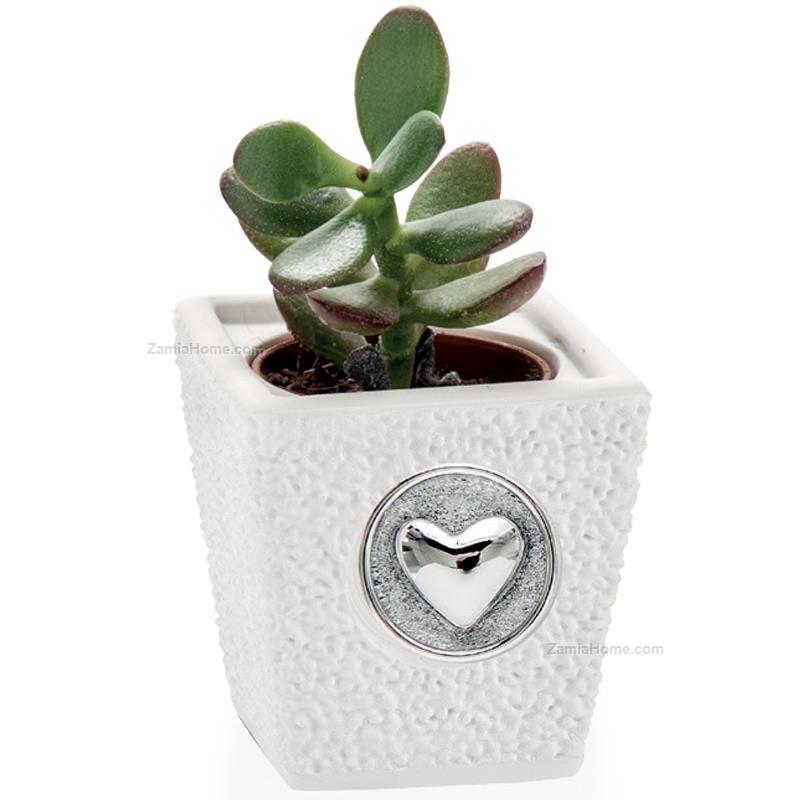 Vase plant holder heart