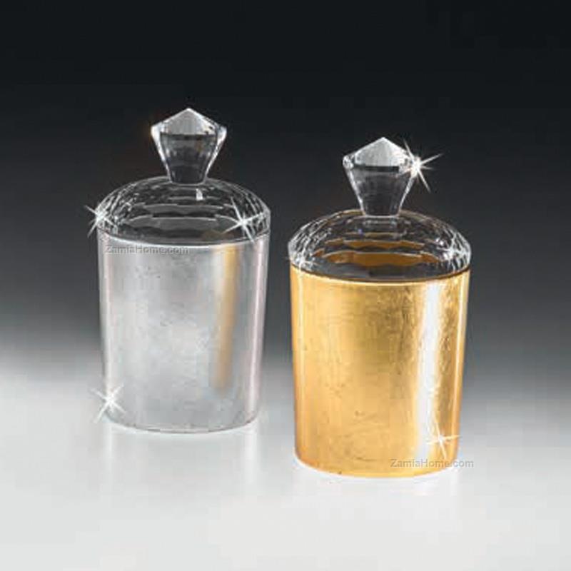 Small glass with candle