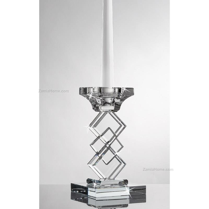 Crystal candleholder