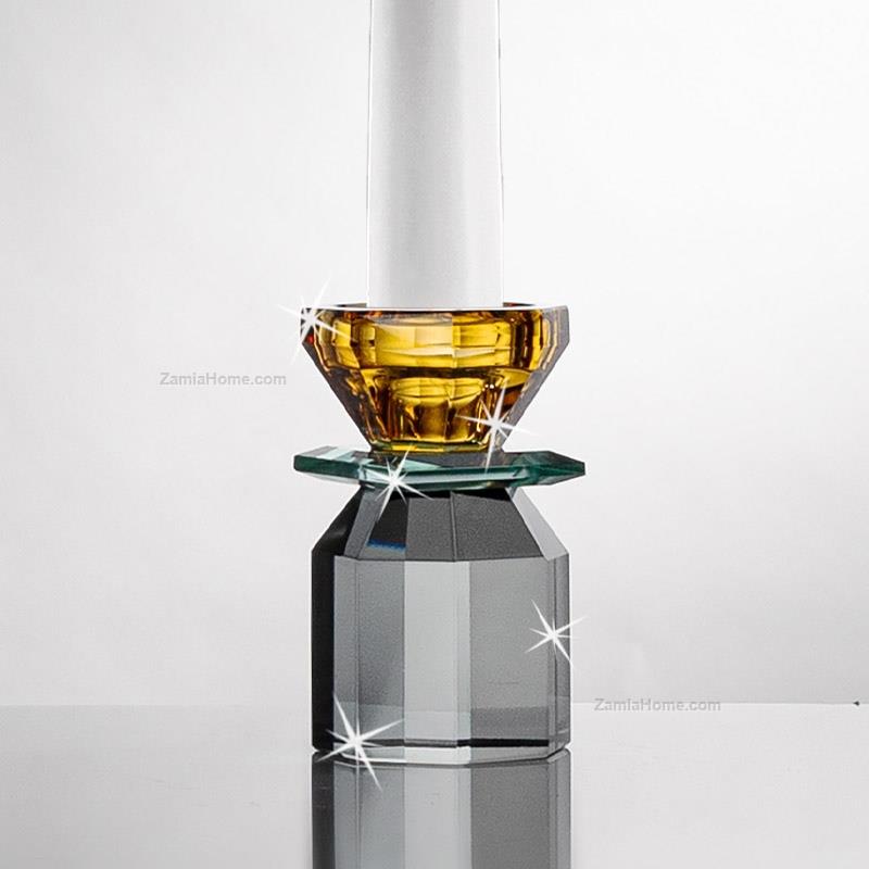 Crystal candleholder
