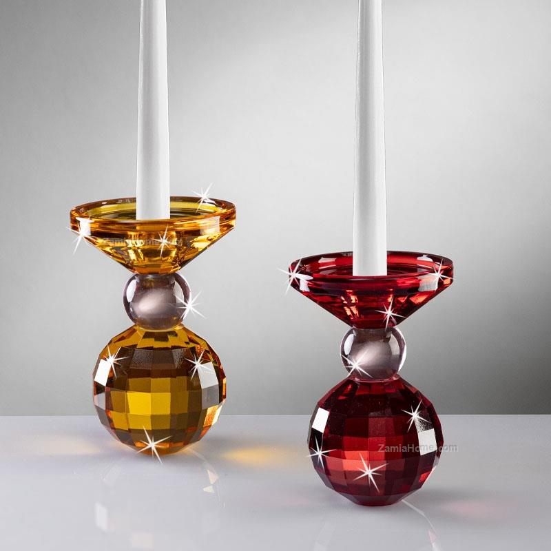 Crystal candleholder