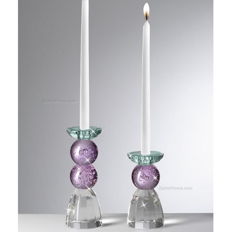 Crystal candleholder