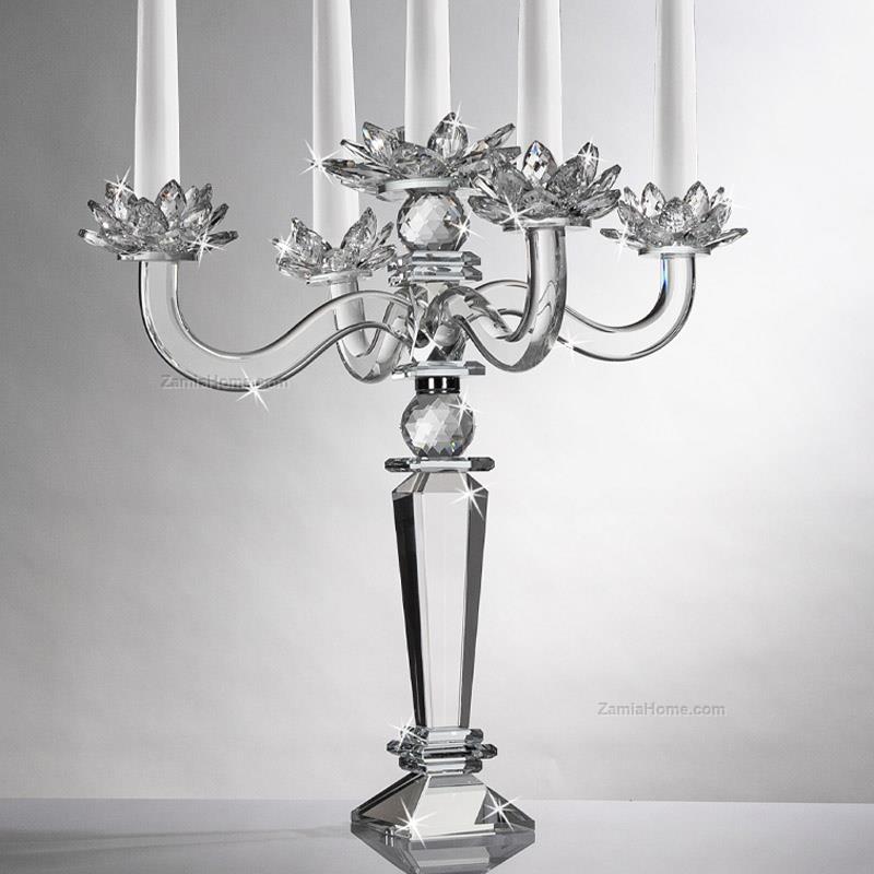 Five flames candleholder