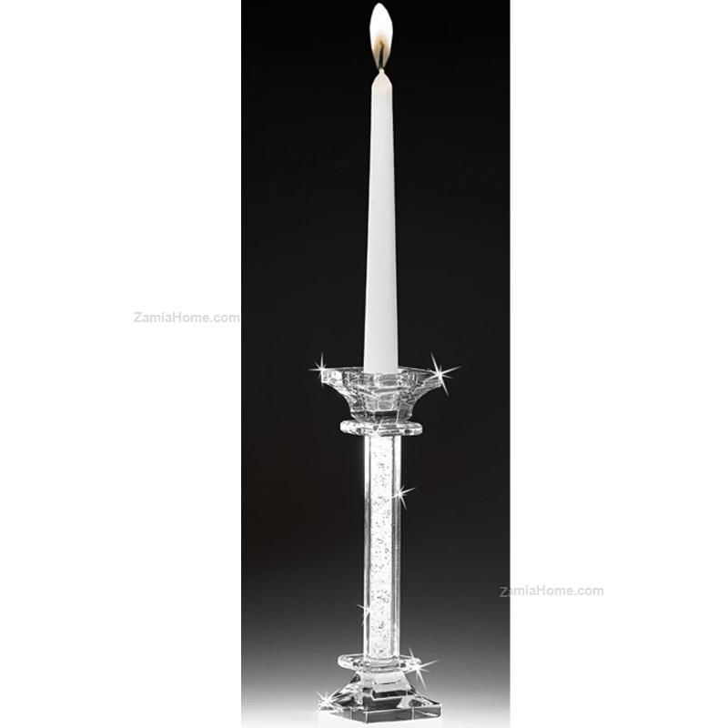 Candleholder with rhinestones