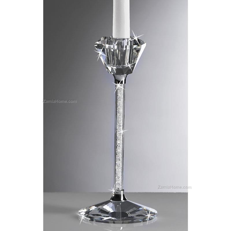 Candleholder with rhinestones