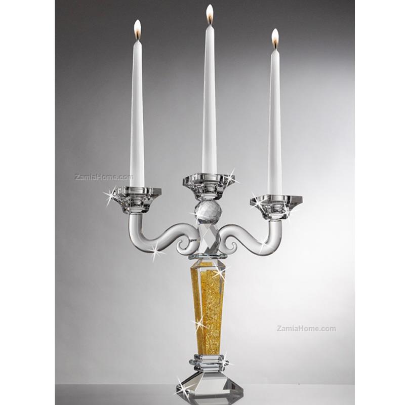 Three flames candleholder