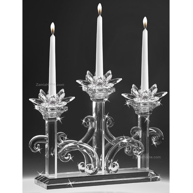 Three flames candleholder
