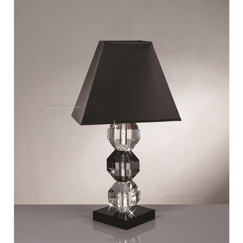 Lampada cristallo bicolore