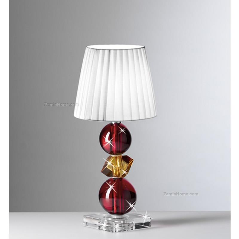 Crystal colored lamp