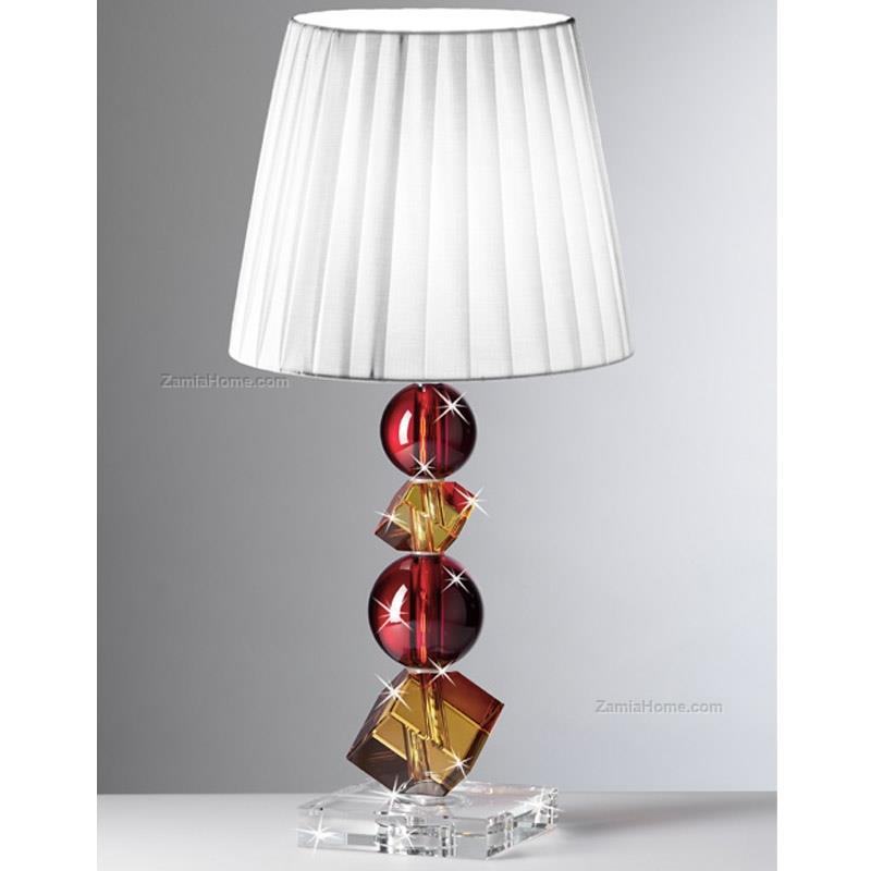 Crystal colored lamp