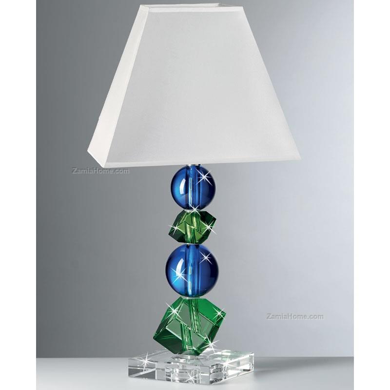 Crystal colored lamp