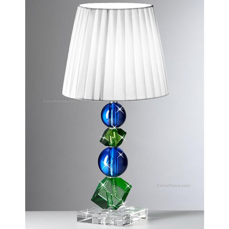 Crystal colored lamp