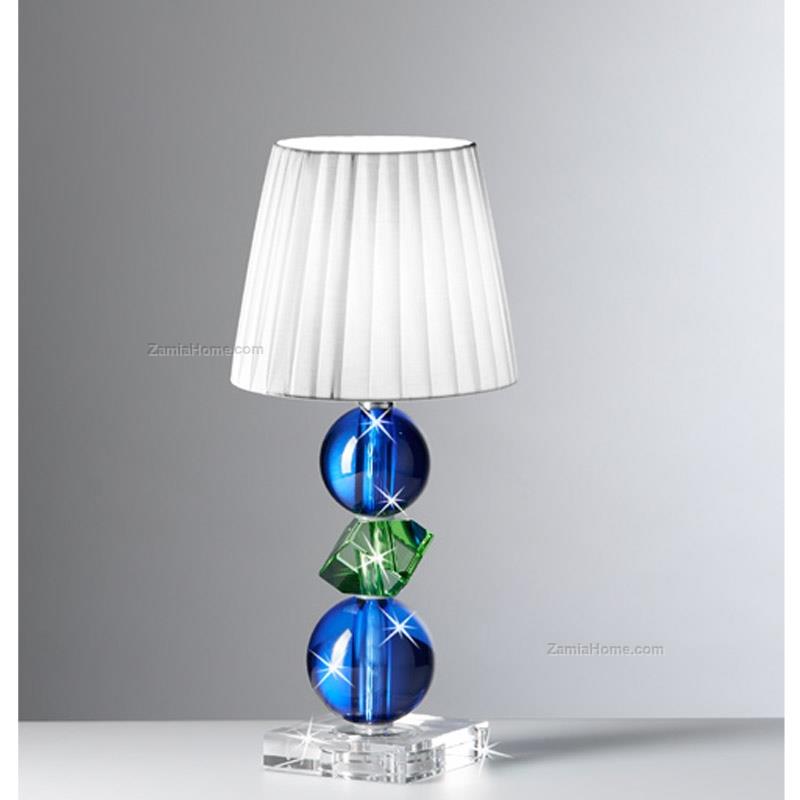 Crystal colored lamp