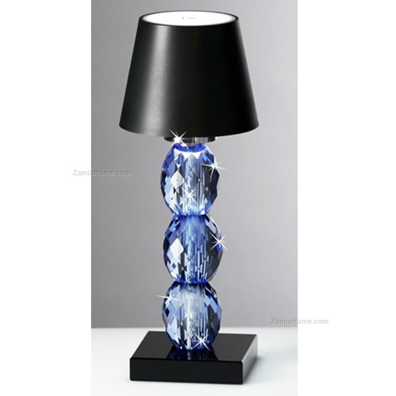 Blue crystal led lamp
