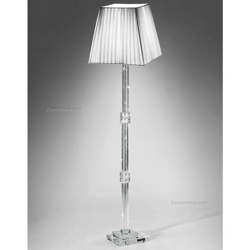 Floor crystal lamp