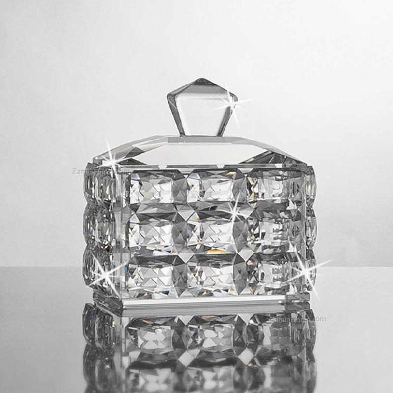 Crystal jewelry case