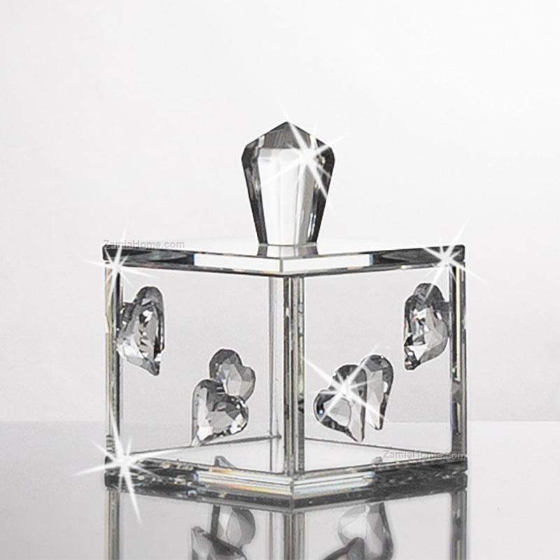 Squared box hearts