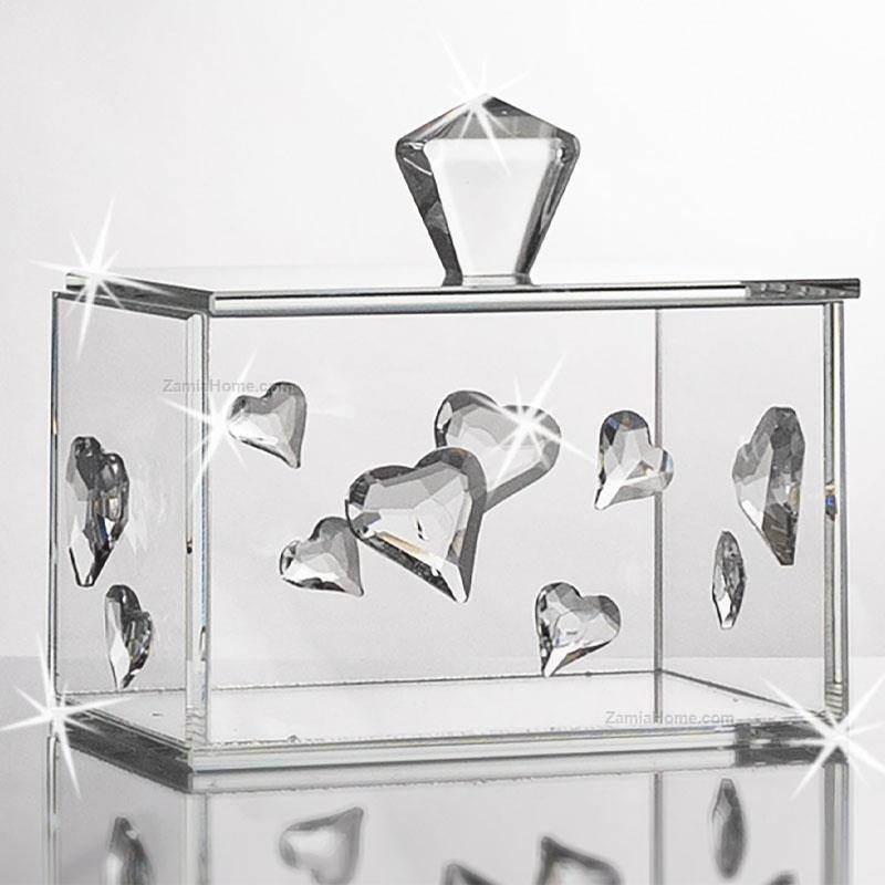 Rectangular box hearts