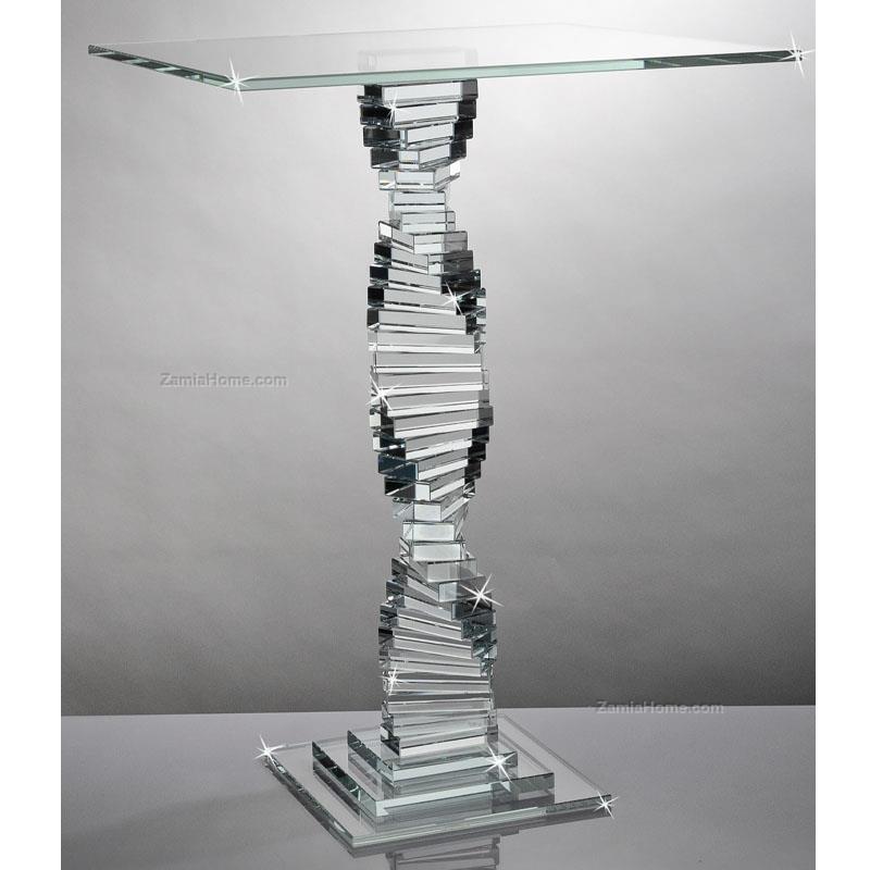 Crystal coffee table