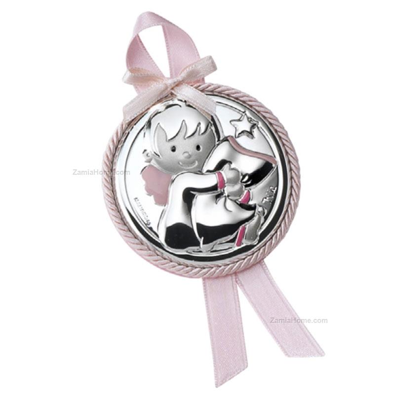Cradle medallion angel