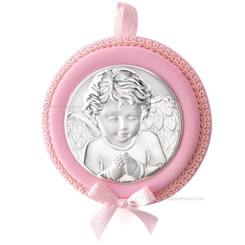Cradle medallion angel