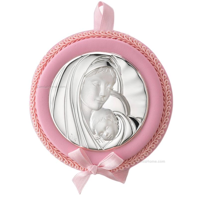 Cradle medallion with musical box