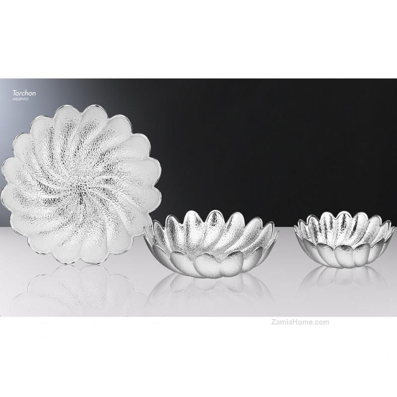 Bowl torchon silver