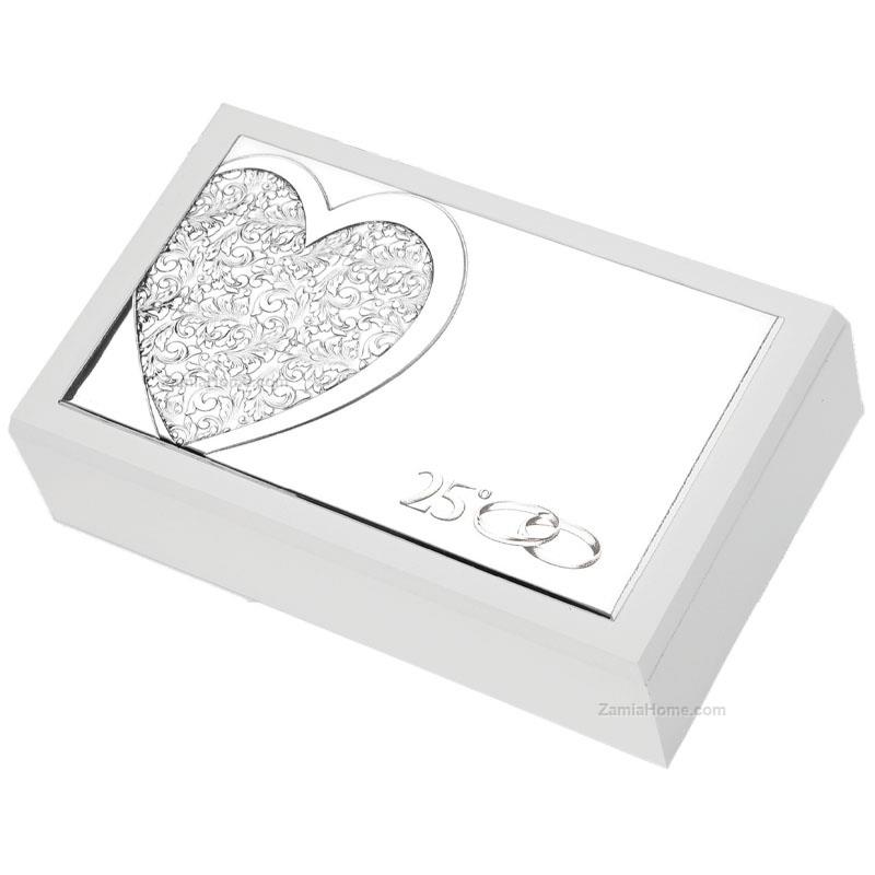 Jewelry case heart anniversary