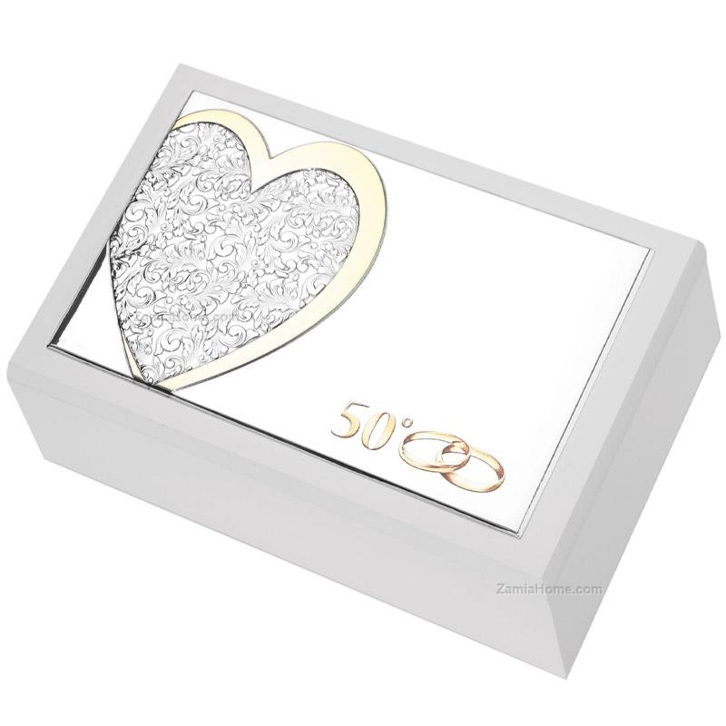 Jewelry case heart anniversary