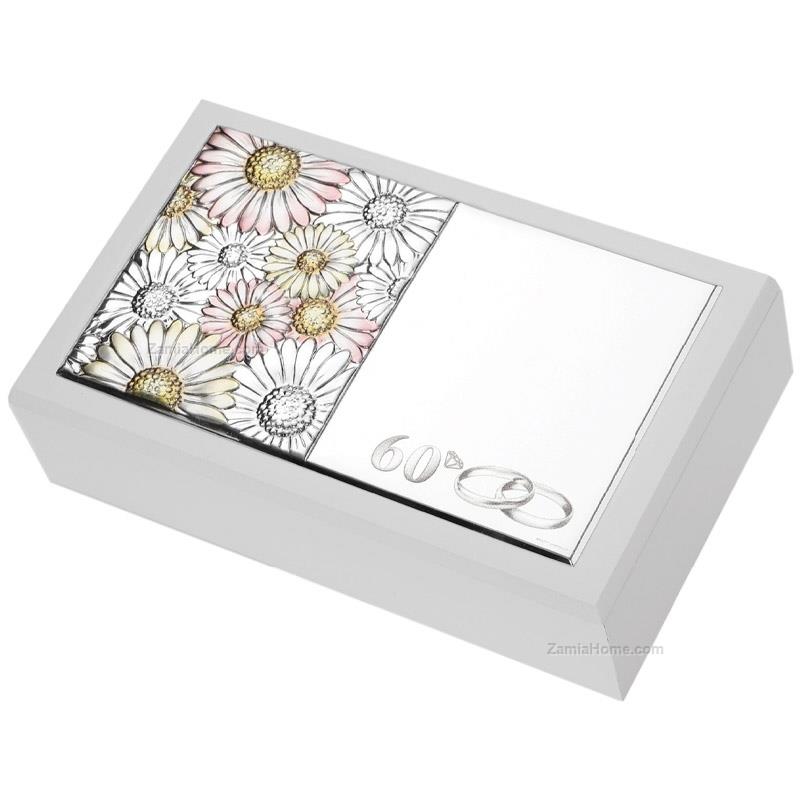 Jewelry case daisy colors