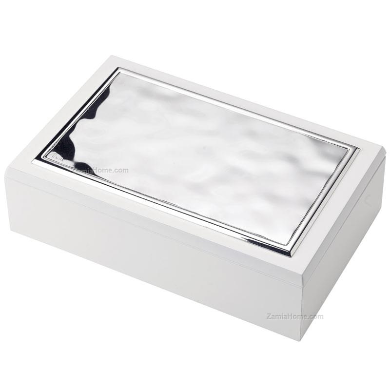 Silver jewelry case