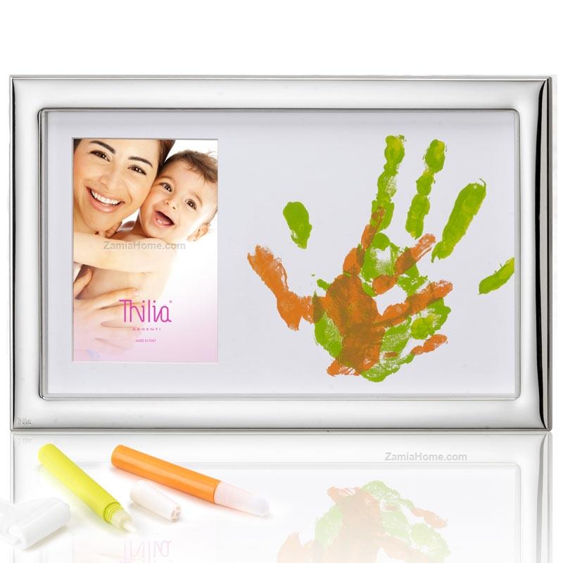 Photoframe with handprint set