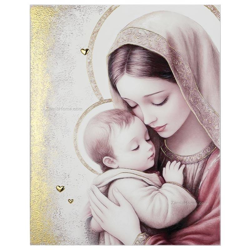 Panel holy virgin with child