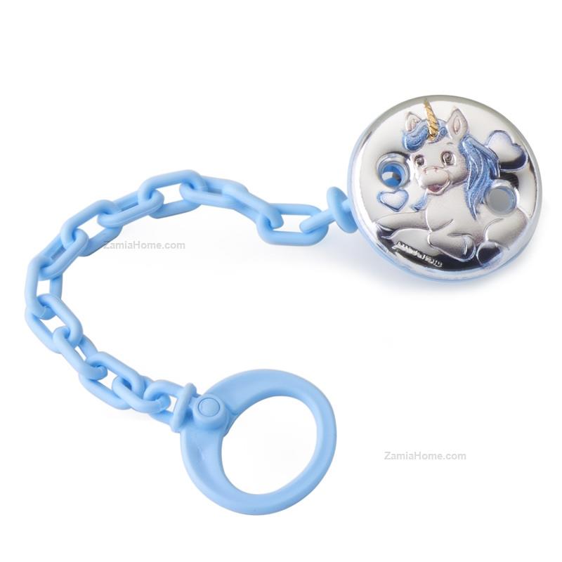 Rubber nipple brooch unicorn