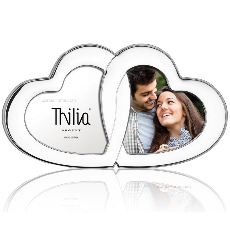 Photoframe two hearts polished