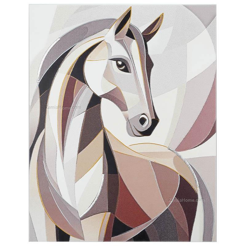 Panel stylized horse