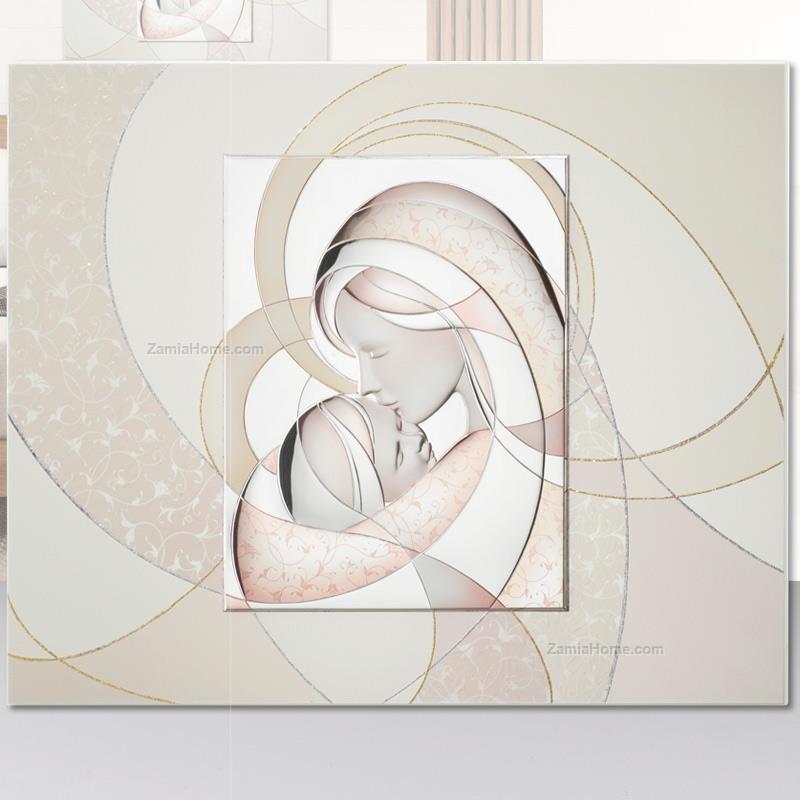 Quadro madonna con bambino