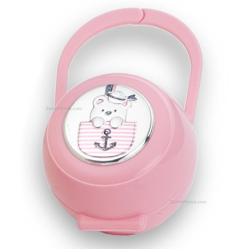 Rubber nipple case teddy bear