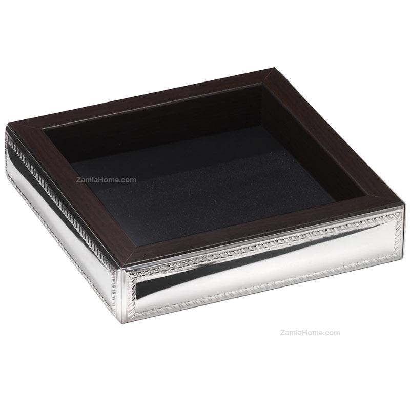 Squared coin tray