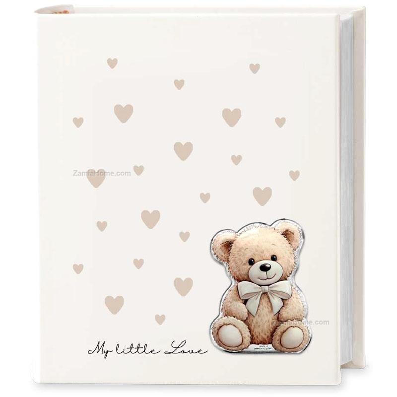 Baby photo album teddy bear