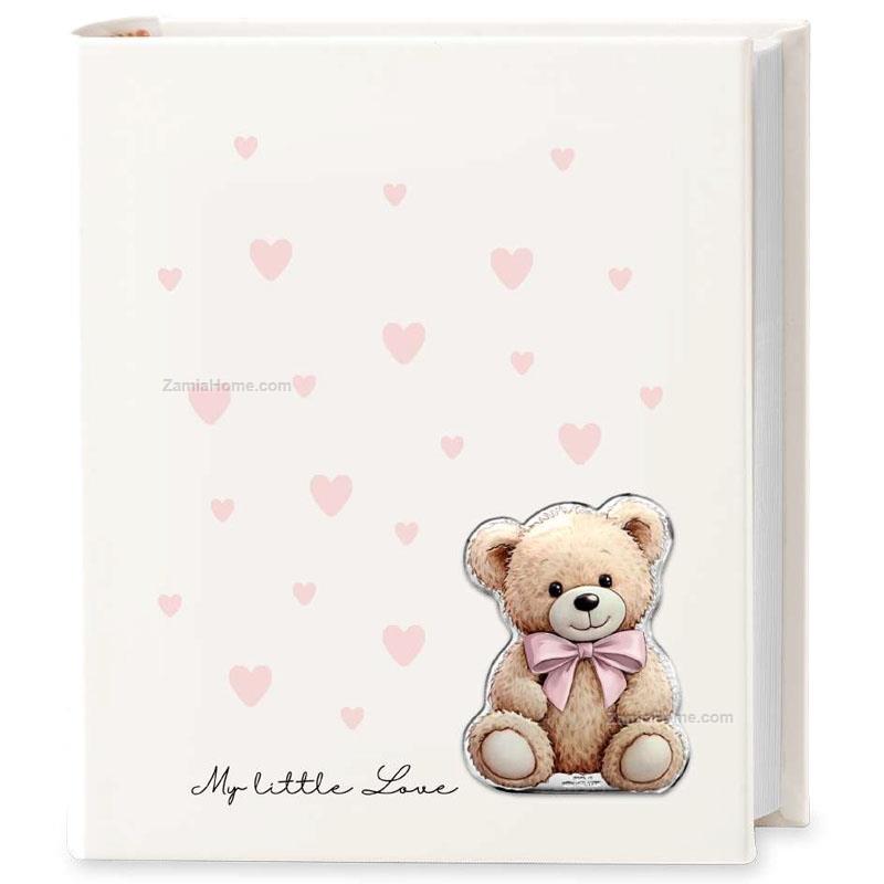 Baby photo album teddy bear