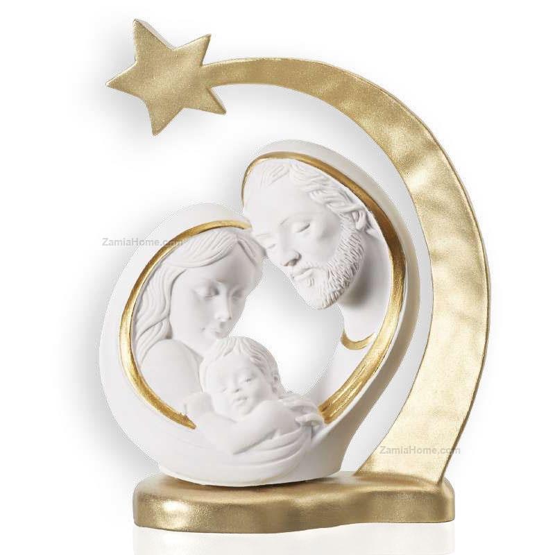 Nativity bust with comet