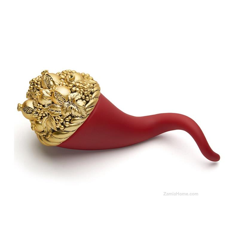 Horn of plenty with pomegranates